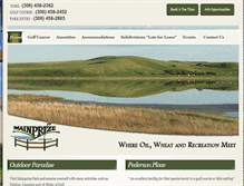 Tablet Screenshot of mainprizepark.com